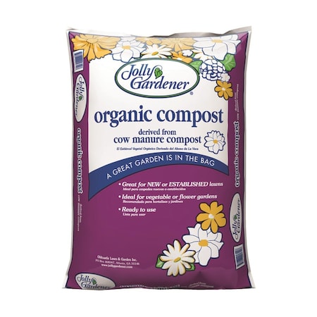 Jolly Gardener 0.75 cu ft. Organic Cow Compost & Manure 7262157